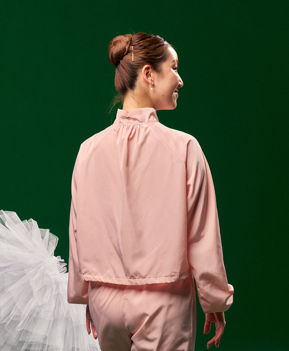 Lightweight Warm-Up Cropped Jacket