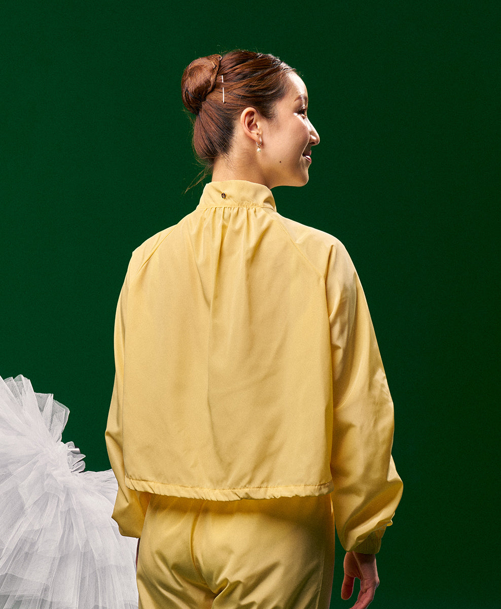 Lightweight Warm-Up Cropped Jacket