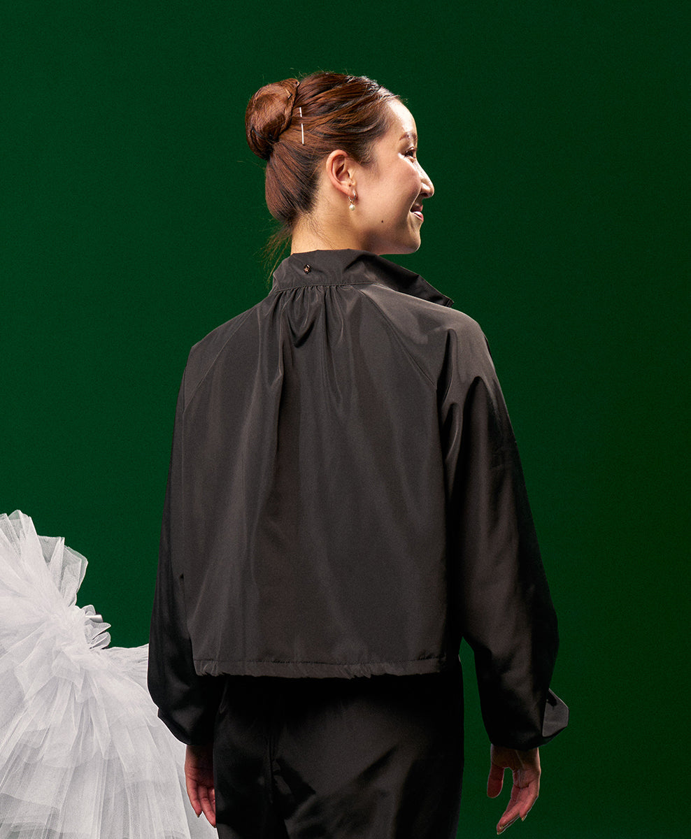 Lightweight Warm-Up Cropped Jacket