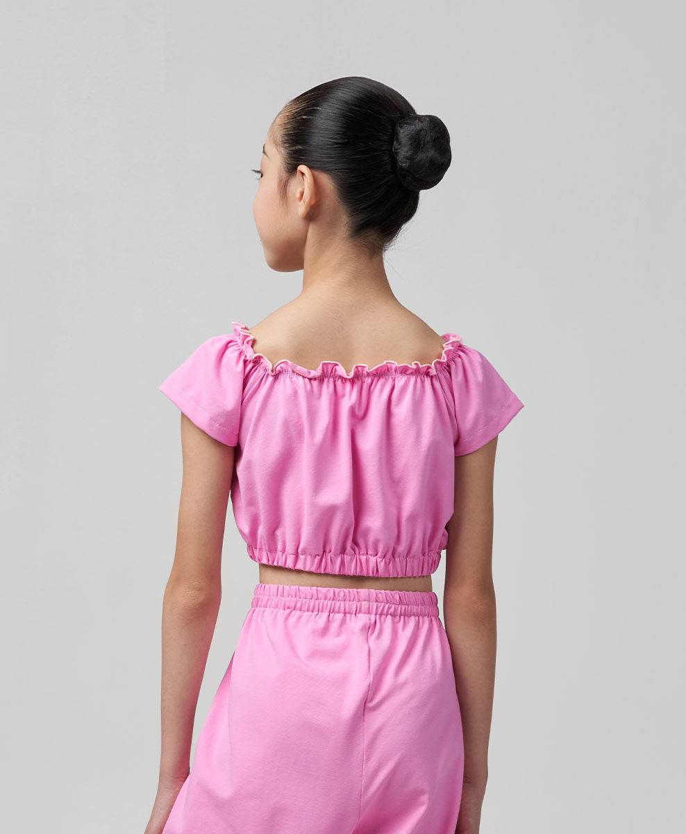 Lea Off Shoulder Crop Top