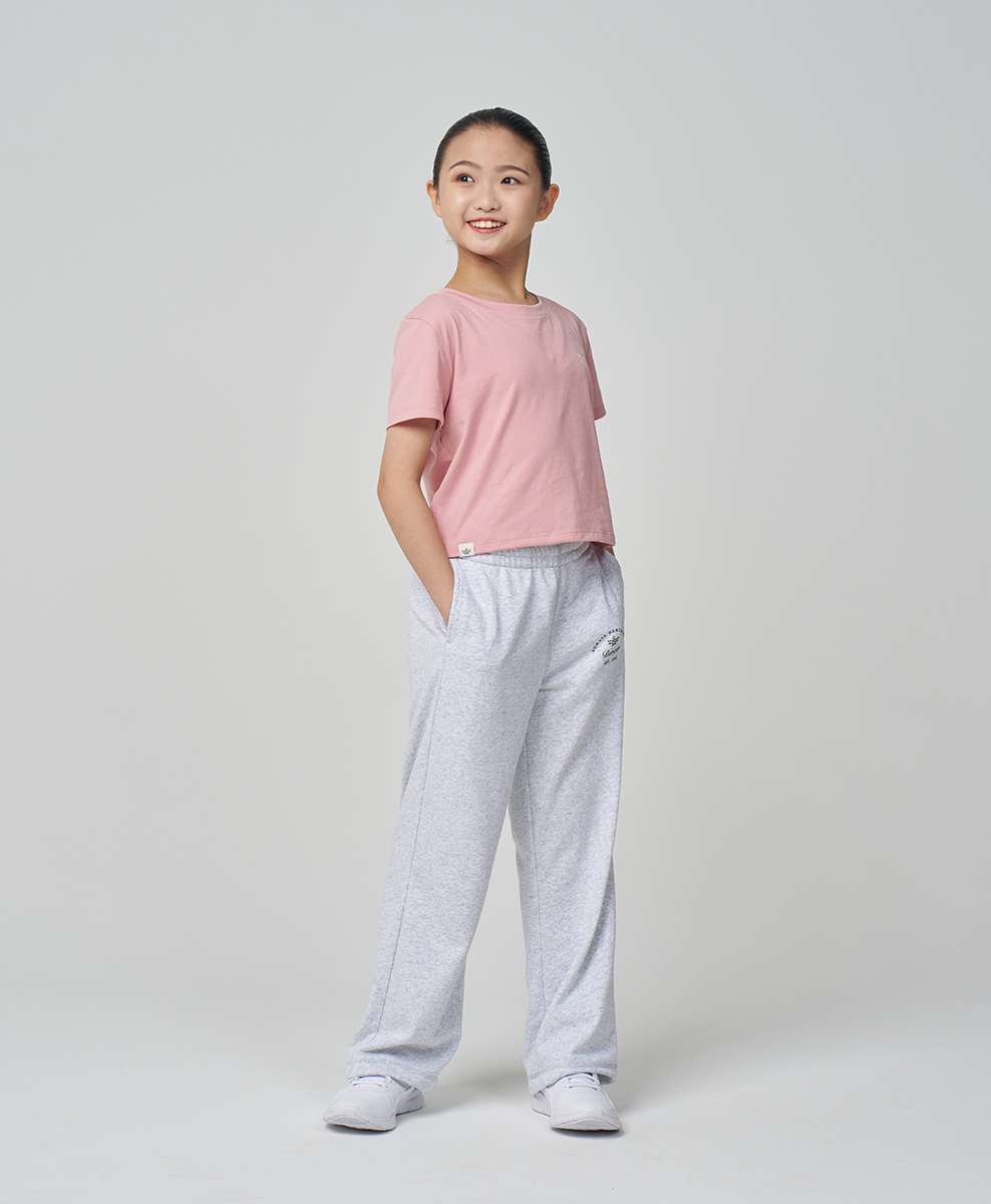 Dancer Short Sleeve Crop Tee (Kids)