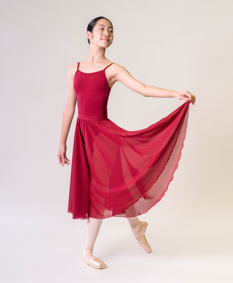 Long Circular Chiffon Skirt [MTO]