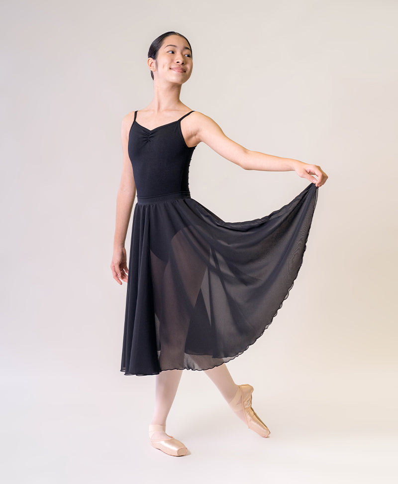 Long Circular Chiffon Skirt [MTO]