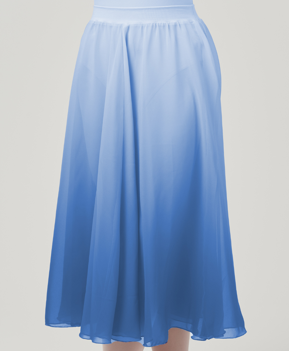 Long Circular Chiffon Skirt [MTO]