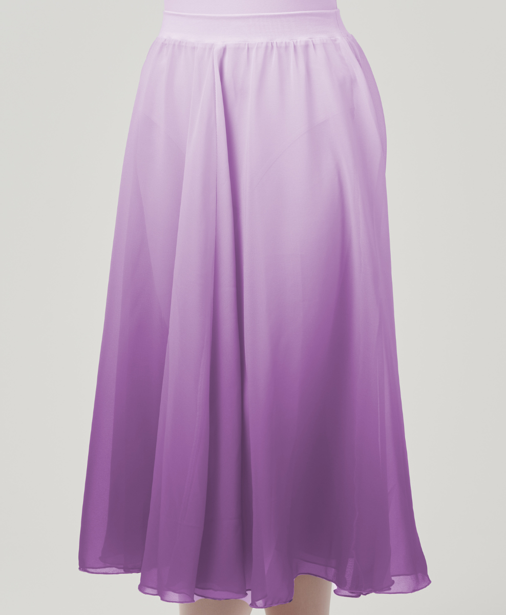 Long Circular Chiffon Skirt [MTO]