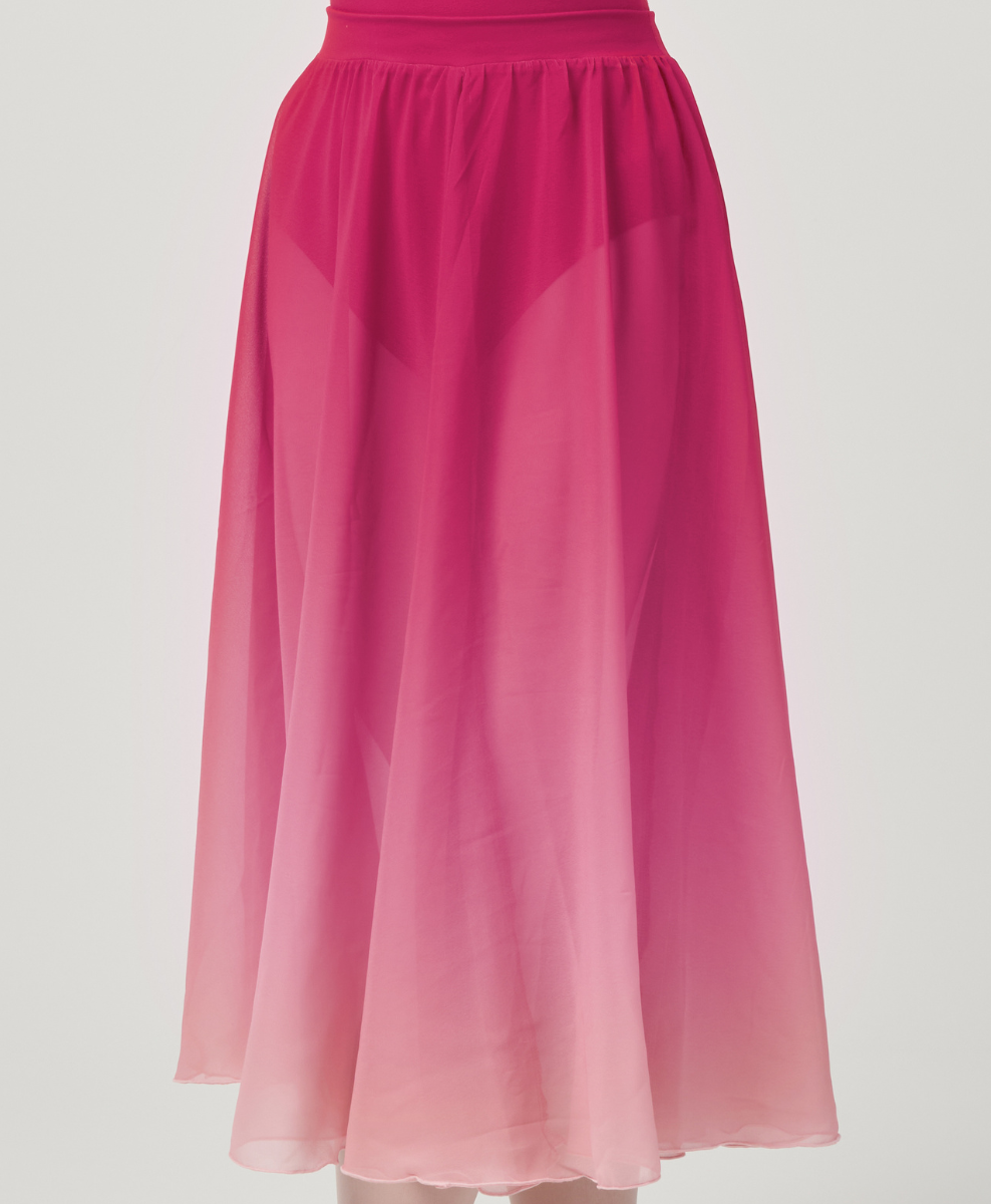 Long Circular Chiffon Skirt [MTO]