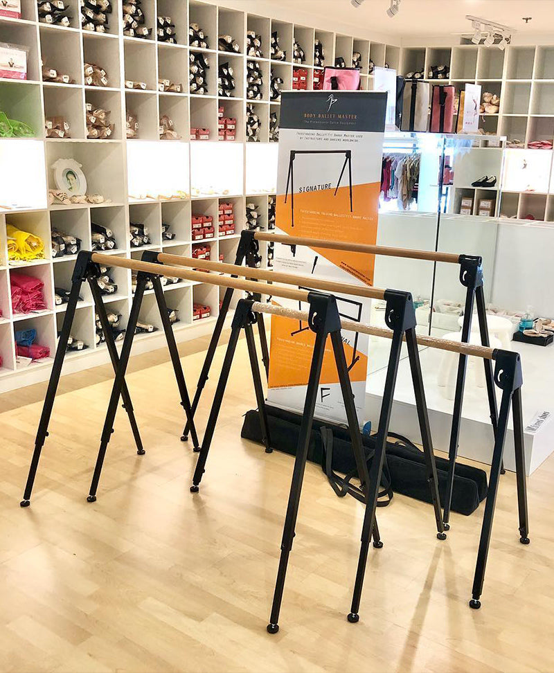 Signature Freestanding Folding Ballet/Fit Barre<br>[ONLINE EXCLUSIVE]