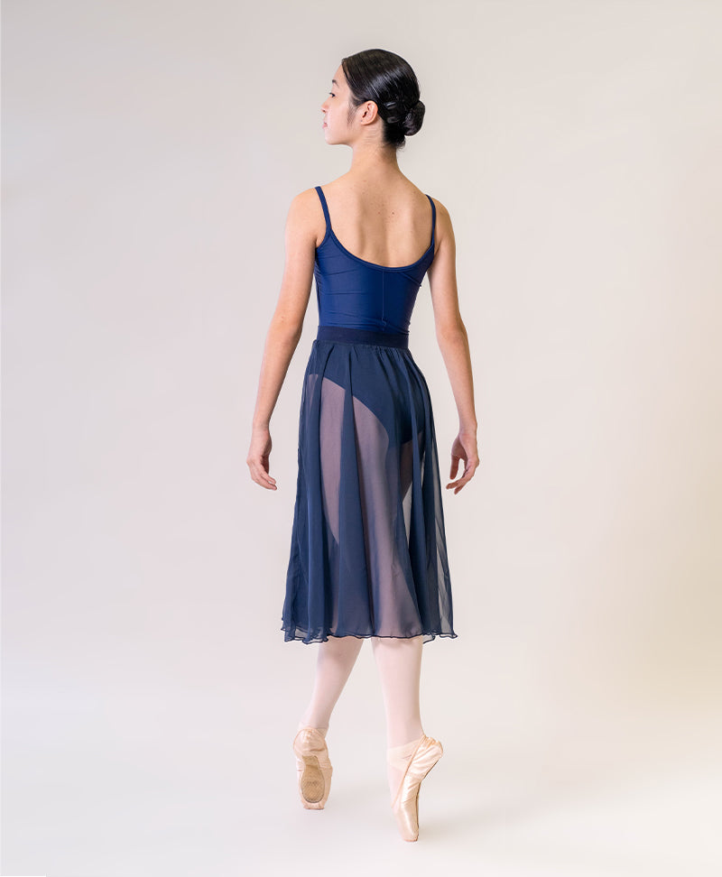 Long Circular Chiffon Skirt